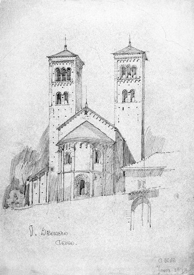 S. Abondio, Como, 1891 von Charles Rennie Mackintosh