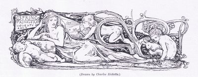 Frühling, aus The Magazine of Art 1893, Cassell and Company, 1893 von Charles Ricketts