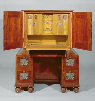 Schrank - Vorderseite offen, 1898 von Charles Robert Ashbee