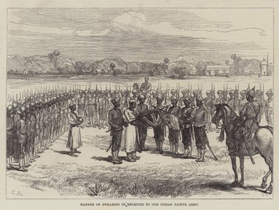 Art des Eides für Rekruten unserer indischen Armee von Sir John Charles Robinson