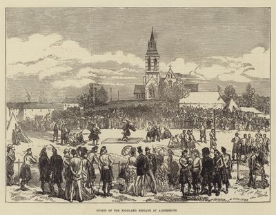 Sport der Highland Brigade in Aldershott von Sir John Charles Robinson