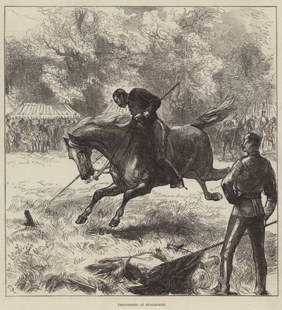 Zeltpflocken bei Hurlingham von Sir John Charles Robinson