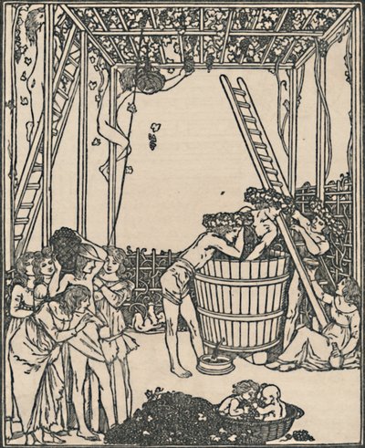 Die Weinlese, 1919 von Charles Shannon