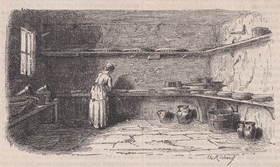 Eine Molkerei, aus Le Magasin Pittoresque von Charles Tamisier