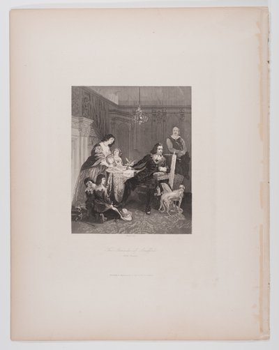 Die Verurteilung von Strafford, nach Leutze von Charles Thomas Burt
