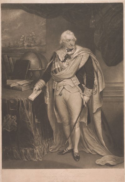 John, Earl of St. Vincent, Admiral der Roten von Charles Turner