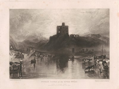 Norham Castle am Fluss Tweed von Charles Turner