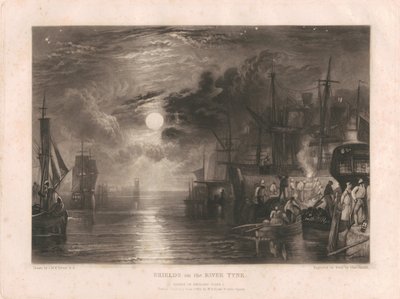 Schilde am Fluss Tyne von Charles Turner