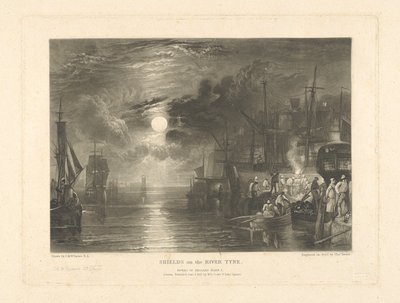 Schilde am Fluss Tyne von Charles Turner