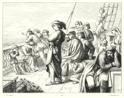 Lord Byrons Childe Harold, Canto I, Strophe 12 (Gravur) von Charles West (after) Cope