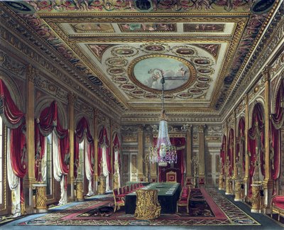 Der Thronsaal, Carlton House, aus 