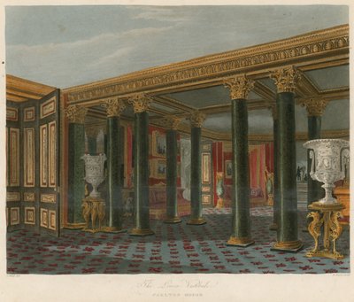 Das untere Vestibül, Carlton House, London von Charles Wild