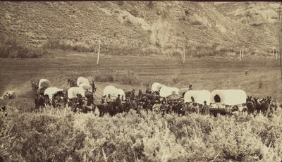 Mormonischer Auswandererzug, Echo Canyon von Charles William Carter