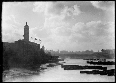 Oxo Tower Wharf, Bargehouse Street, Southwark, Greater London Authority, 1930er Jahre von Charles William Prickett