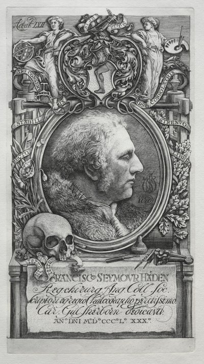 Hadeniana - Porträt von Sir Francis Seymour Haden, 1880 von Charles William Sherborn