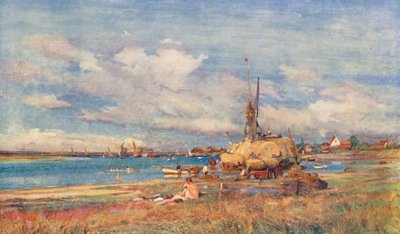 West Mersea, Mersea Island, Essex von Charles William Wyllie