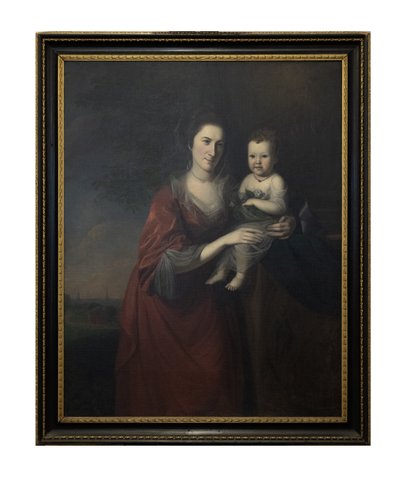 Mrs. Mary Norris Dickinson und ihre Tochter von Charles Willson Peale