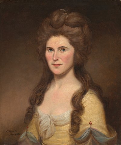 Rebecca Bryan White Mrs. John White, 1788 von Charles Willson Peale