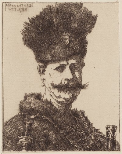 Porträt eines Mannes von Charles Yardley Turner