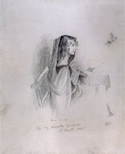 Anne Bronte (1820-49), 1833 von Charlotte Bronte