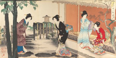 Chiyoda-Schloss Album der Frauen von Chikanobu Yoshu