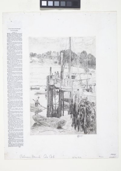 Palmers Dock von Childe Frederick Hassam