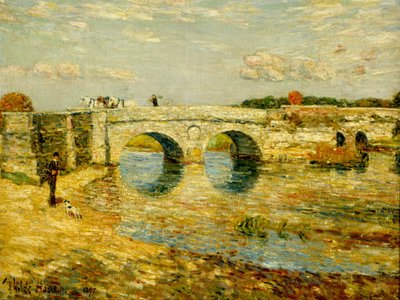 Brücke über den Stour von Childe Hassam