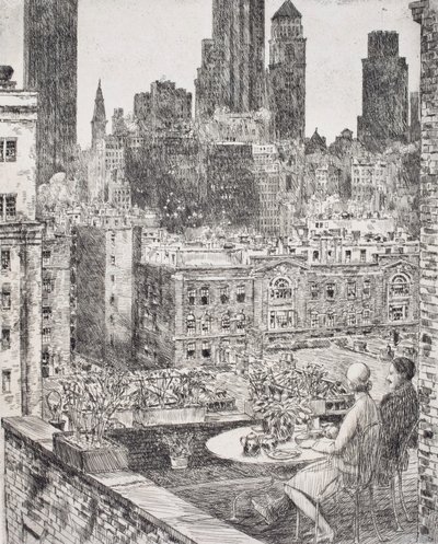 New Yorker Frühling 1931 von Childe Hassam