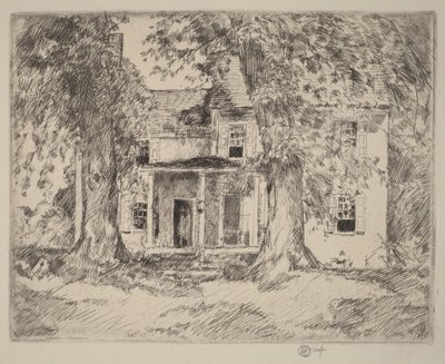 Washingtons Hauptquartier bei Valley Forge von Childe Hassam