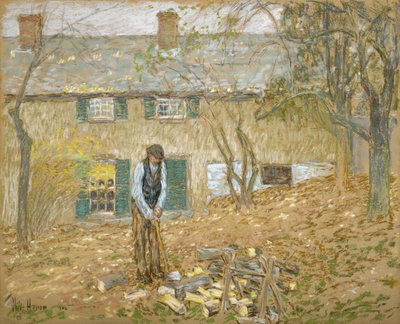 Holzhacker von Childe Hassam