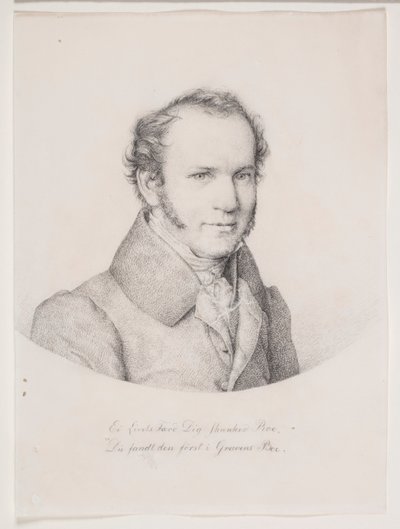 Porträt von Niels Schyth von Christen Købke