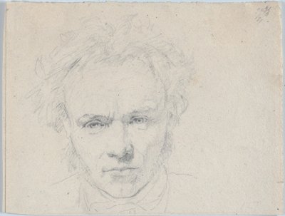 Porträt des Bildhauers Hermann Ernst Freund von Christen Købke