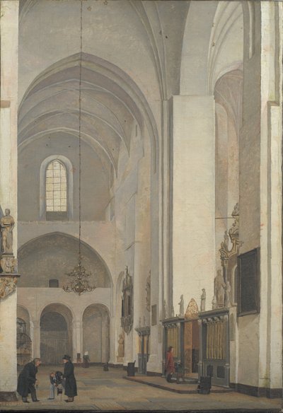 Das Querschiff des Århus Doms von Christen Købke
