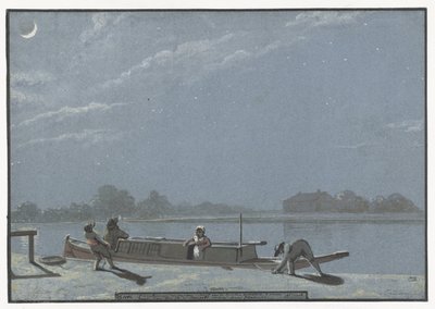 Das Ankommen des Weesper Bootes an der Buiten Amstel (Tagebuch, 19. November) von Christiaan Andriessen