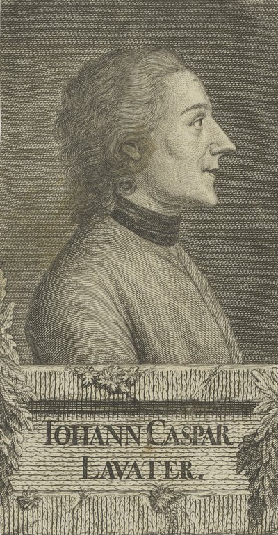 Porträt des Dichters und Physiognomen Johann Kaspar Lavater 1741-1801, 1773 von Christian Friedrich Fritzsch