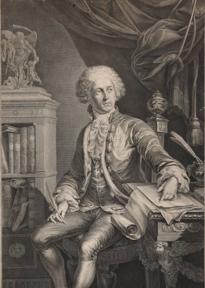 Porträt von Prinz Alexander Michailowitsch Belosselsky-Belozersky 1752-1809, letztes Viertel des 18. Jahrhunderts von Christian Gottlieb Schultze