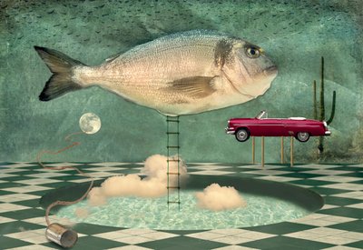Surrealer Fischtraum von Christian MARCEL