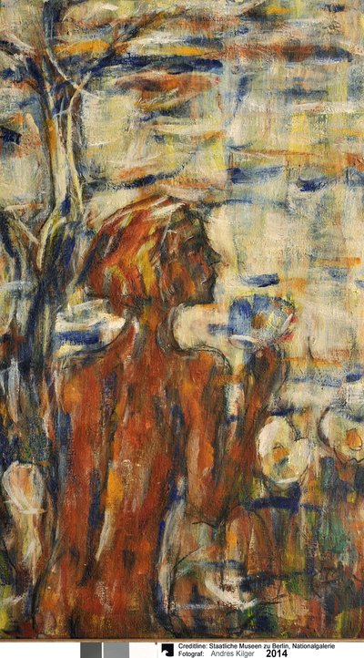 Kind in Blüten von Christian Rohlfs