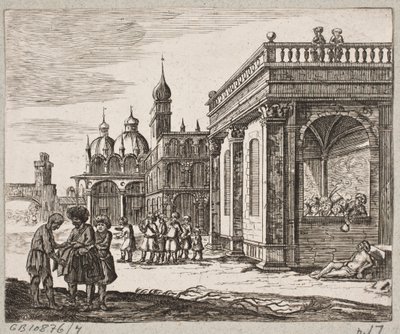 Illustration zu Adam Olearius, „Persianischer Rosenthal von einem Sinnreichen Poeten Schich Saadi […]“, Schleswig 1660 von Christian Rothgiesser