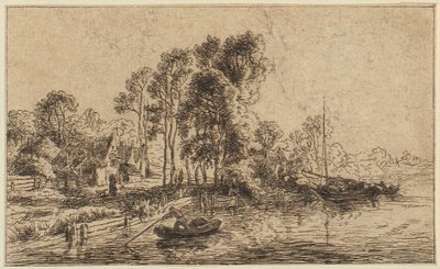An Ruinen gebaute Häuser von Christian Wilhelm Ernst Dietrich