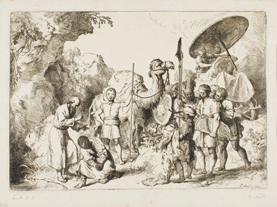 Taufe des Kammerherrn der Königin Candace von Äthiopien von Christian Wilhelm Ernst Dietrich