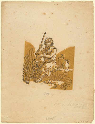 Blinder Bettler von Christian Wilhelm Ernst Dietrich