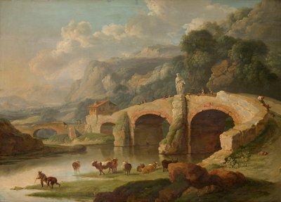 Italienische Landschaft von Christian Wilhelm Ernst Dietrich