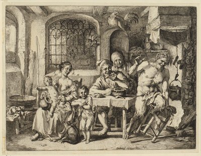 Satyr beim Bauern von Christian Wilhelm Ernst Dietrich