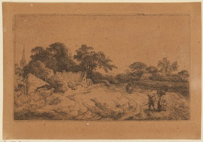 Weg hinter dem Dorf von Christian Wilhelm Ernst Dietrich