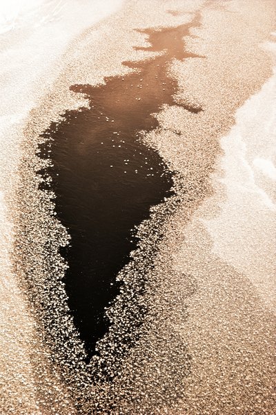 Abstrakter Winterfluss von Christina Sillen