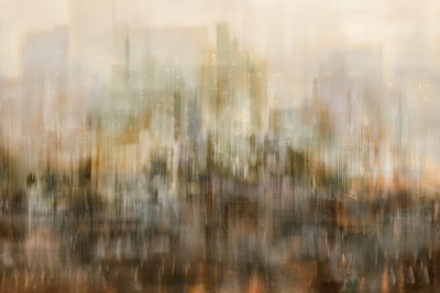 Goldene Stadtunschärfe von Christina Sillen