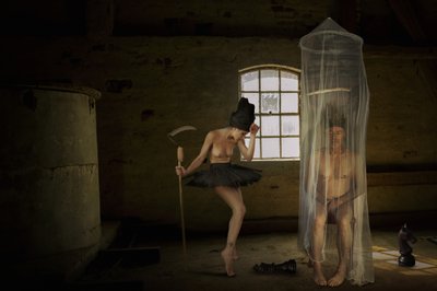 Dunkle Ballerina und Schach von Christine von Diepenbroek