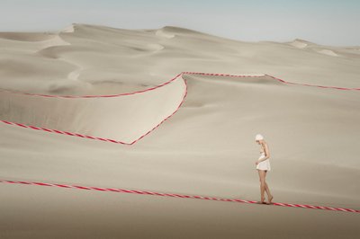 Roter Band Wüstenwanderung von Christine von Diepenbroek