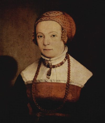 Porträt einer Frau von Christoph Amberger